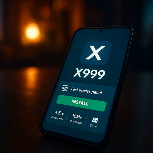 X999 feature fast access panel screenshot