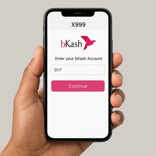 X999 bkash payment flow on Bangladesh mobile